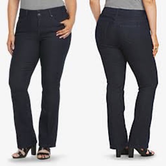 TORRID SLIM FIX collection SLIM BOOT JEAN - DARK RINSE size 16R.